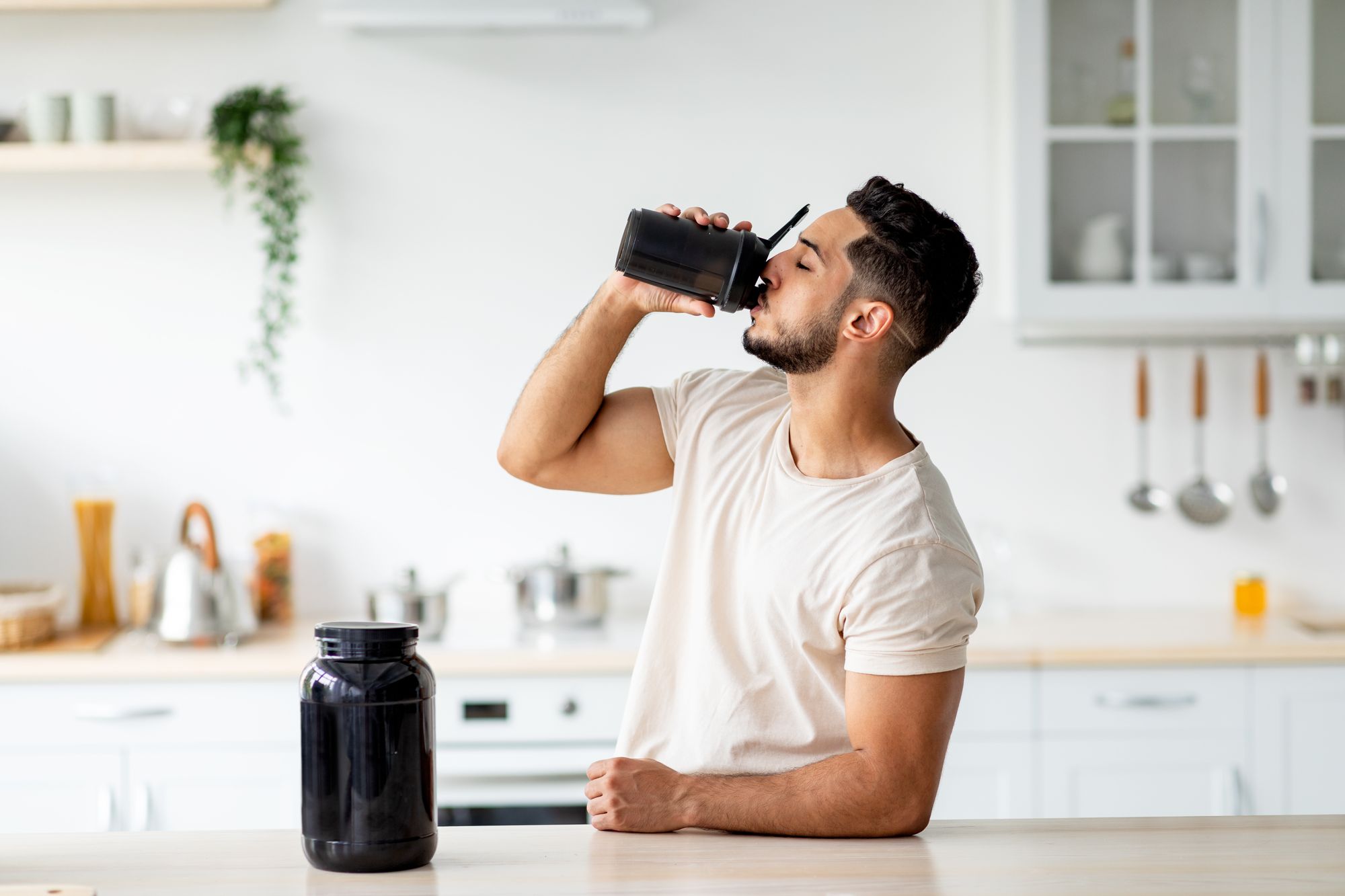 protein shake before and after